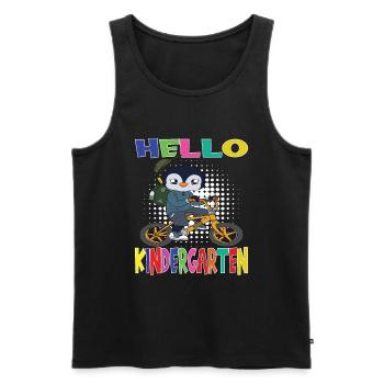 Kindergarten Child Kindergarten Gift - Men's Premium Organic Tank Top - black - Front - Michal (187cm)