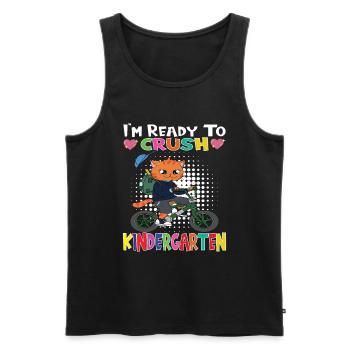 Kindergarten Child Kindergarten Gift - Men's Premium Organic Tank Top - black - Front - Michal (187cm)