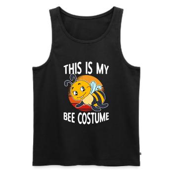 This Is My Bee Costume - Men's Premium Organic Tank Top - black - Front - Michal (187cm)