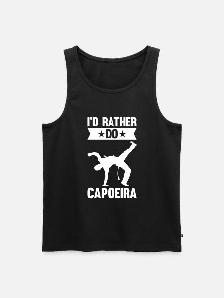 I'd Rather Do Capoiera - Men's Premium Organic Tank Top - 