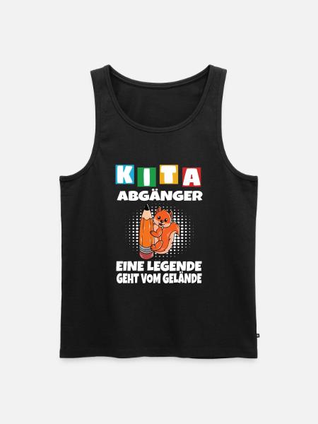 Kindergarten Abgänger Schulanfang Einschulung - Männer Premium Bio Tank Top - 