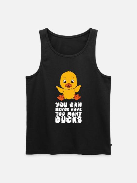 Funny duck Cute ducks - Men's Premium Organic Tank Top -
