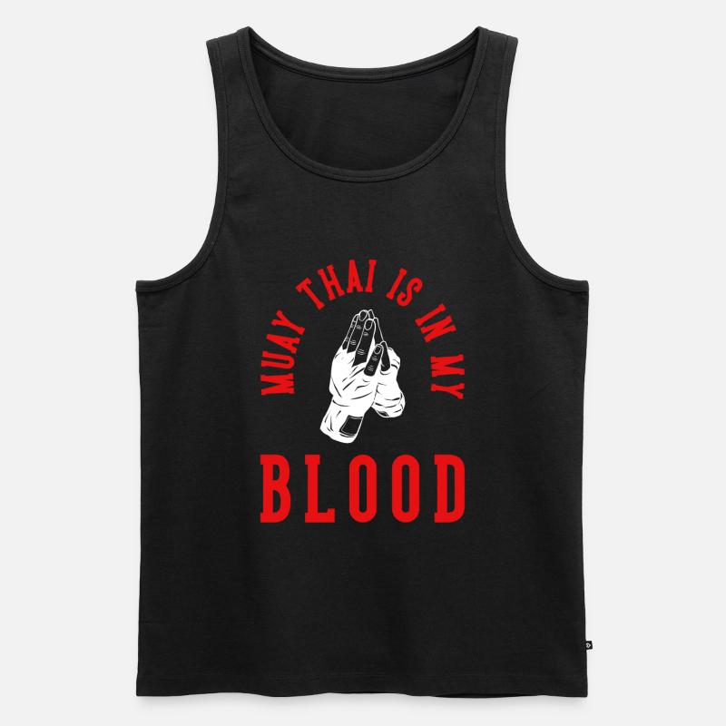 Muay Thai Boxing - Männer Premium Bio Tank Top - undefined