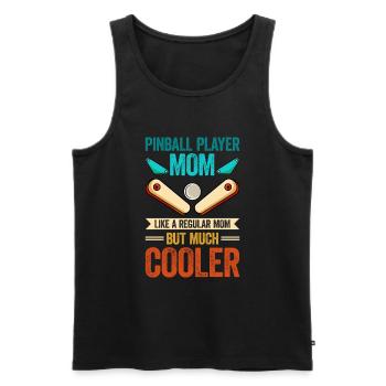 Pinball Machine Pinball Machine - Men's Premium Organic Tank Top - black - Front - AI Model Male 178 light (178cm)