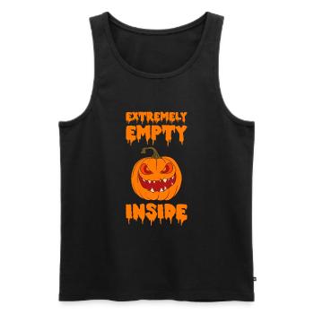 Halloween Kürbis Halloween Geist - Männer Premium Bio Tank Top - Schwarz - Vorne - AI Model Male 178 light (178cm)