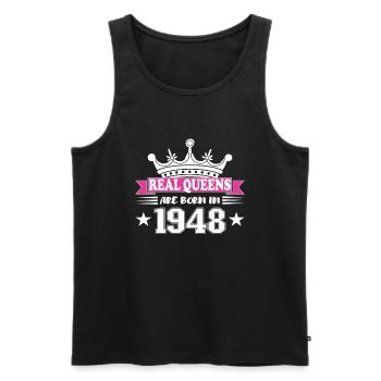 76 Jahre alt Geburtstag 1948 Geburtstagsgeschenk - Männer Premium Bio Tank Top - Schwarz - Vorne - Michal (187cm)