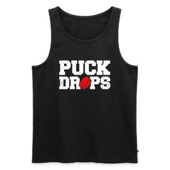 Eishockey Spruch für Eishockeyspieler - Männer Premium Bio Tank Top - Schwarz - Vorne - Michal (187cm)