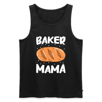 Baking Bread Bakery Bakery Bread Making - Men's Premium Organic Tank Top - black - Front - AI Model Male 178 light (178cm)