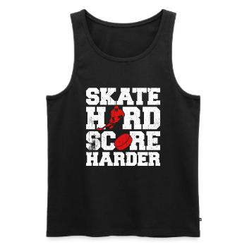 Eishockey Spruch für Eishockeyspieler - Männer Premium Bio Tank Top - Schwarz - Vorne - Michal (187cm)