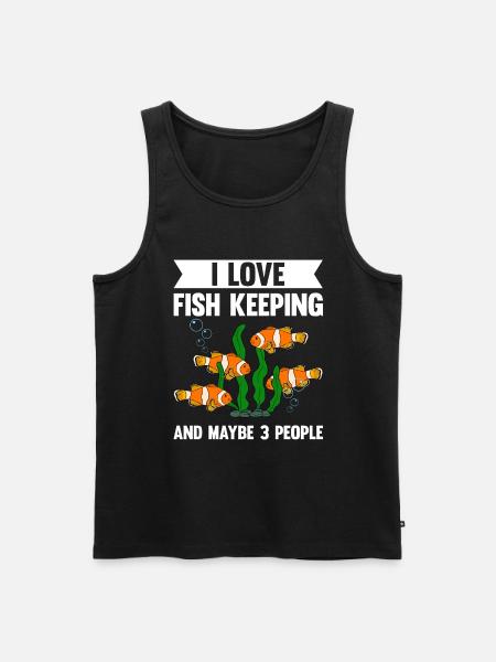 Aquaristics, Fish farming, Aquarists - Men's Premium Organic Tank Top -