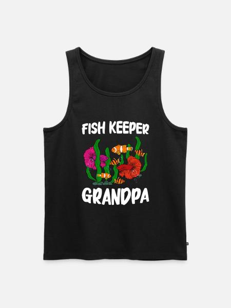 Aquaristics, Fish farming, Aquarists - Men's Premium Organic Tank Top -