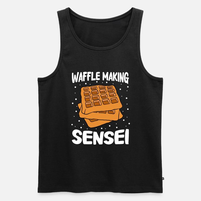 Waffle making waffle maker - Men's Premium Organic Tank Top - undefined