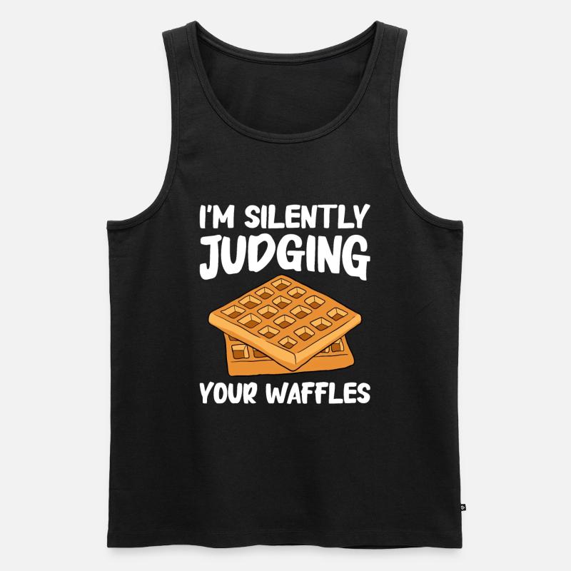 Waffle making waffle maker - Men's Premium Organic Tank Top - undefined