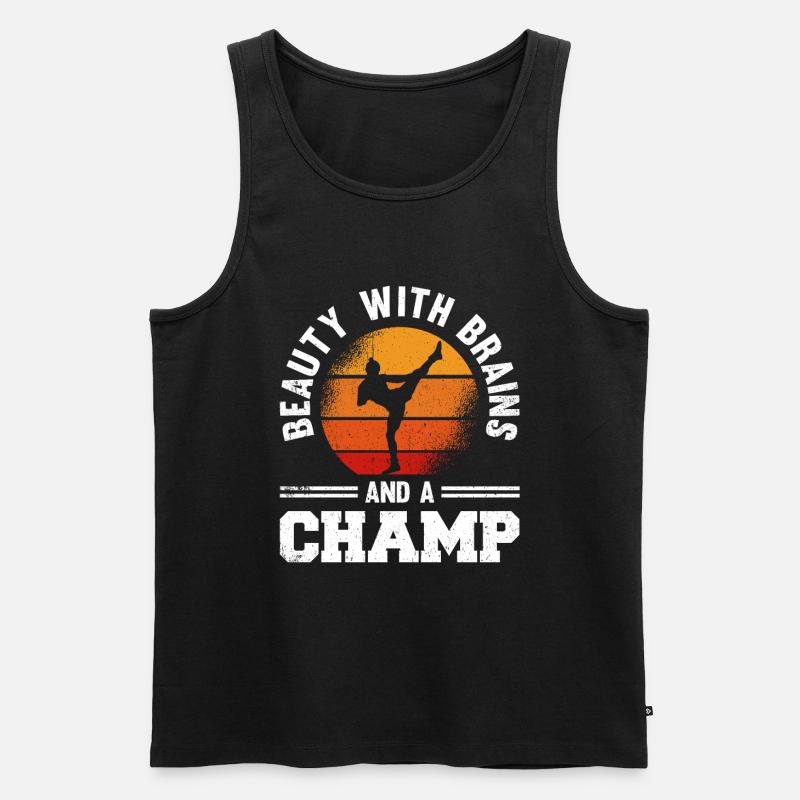 Kickboxen Kickboxer Kickboxing - Männer Premium Bio Tank Top - undefined