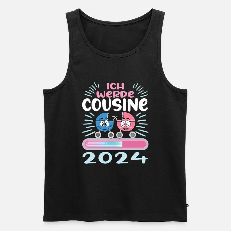 Cousine werden Cousine 2024 - Männer Premium Bio Tank Top - undefined