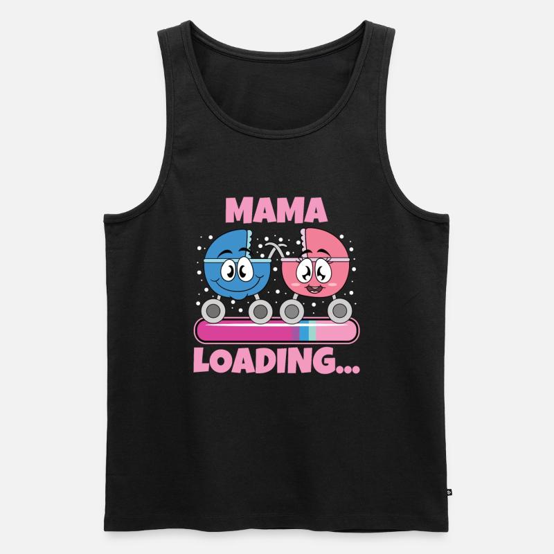 Mama 2024 werdende Mutter Schwangerschaft - Männer Premium Bio Tank Top - undefined