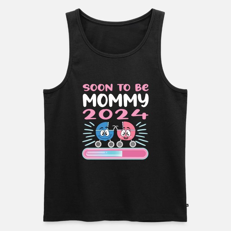 Mama 2024 Werdende Mutter Schwangerschaft - Männer Premium Bio Tank Top - undefined
