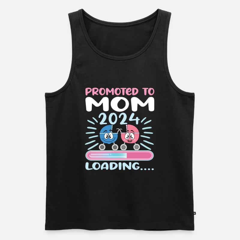 Mama 2024 Werdende Mutter Schwangerschaft - Männer Premium Bio Tank Top - undefined