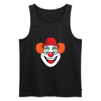 Costume de carnaval Carnaval Carnaval - Débardeur bio Premium Homme - noir - Devant - AI Model Male 178 light (178cm)