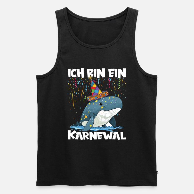 Karneval Kostüm Fasching Fastnacht - Männer Premium Bio Tank Top - Schwarz