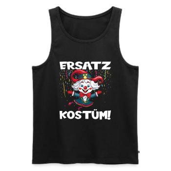 Karneval Kostüm Fasching Fastnacht - Männer Premium Bio Tank Top - Schwarz - Vorne - Michal (187cm)