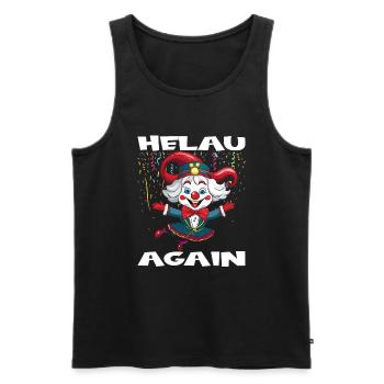 Karneval Kostüm Fasching Fastnacht - Männer Premium Bio Tank Top - Schwarz - Vorne - Michal (187cm)