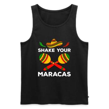 Cinco de Mayo - Männer Premium Bio Tank Top - Schwarz - Vorne - AI Model Male 178 light (178cm)