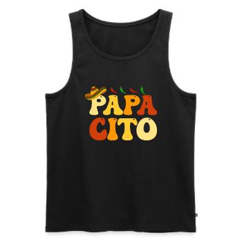 Cinco de Mayo - Männer Premium Bio Tank Top - Schwarz - Vorne - AI Model Male 178 light (178cm)