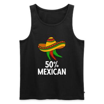 Cinco de Mayo - Männer Premium Bio Tank Top - Schwarz - Vorne - AI Model Male 178 light (178cm)
