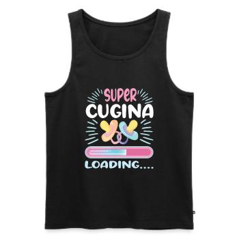 geschenk schwangersCousine werden Cousine 2024 - Männer Premium Bio Tank Top - Schwarz - Vorne - AI Model Male 178 light (178cm)