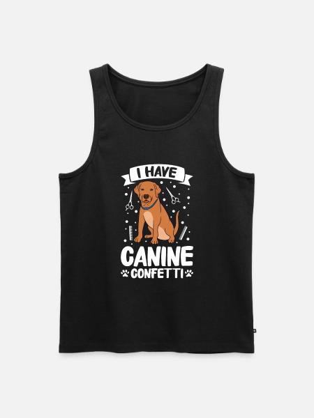 Dog groomer and dog grooming - Men's Premium Organic Tank Top -
