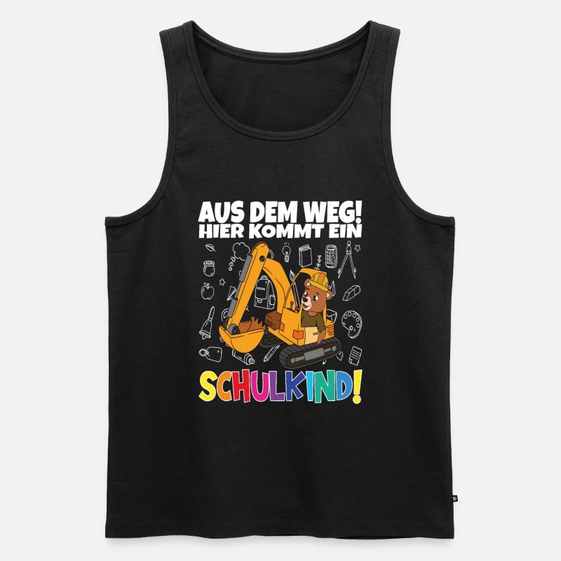 schulkinder outfit erstklassig - Männer Premium Bio Tank Top - undefined