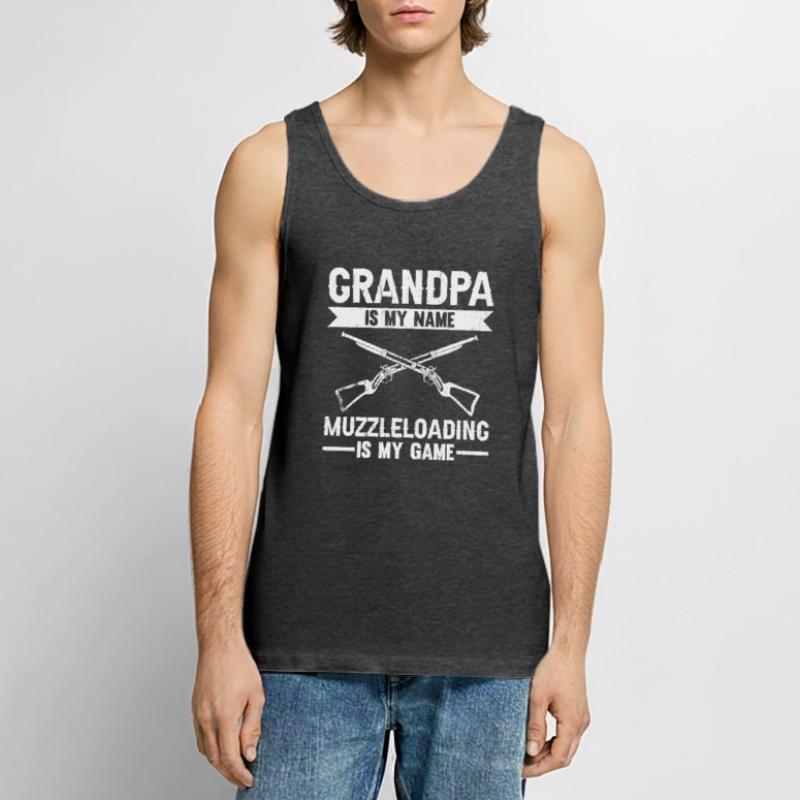 Vorderlader Muzzleloader Muzzle Loading Men's Premium Organic Tank Top