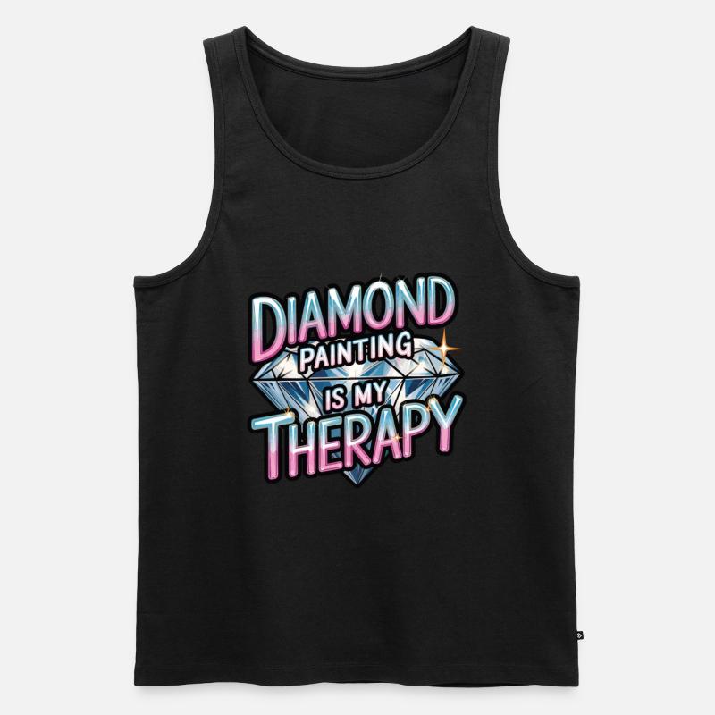 Diamond Painting Diamond Painter - Männer Premium Bio Tank Top - undefined