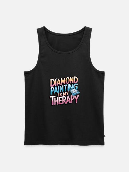 Diamond Painting Diamond Painter - Men's Premium Organic Tank Top - 
