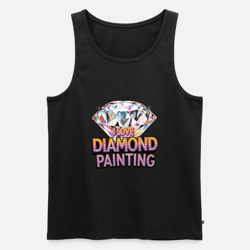 Diamond Painting Diamond Painter - Männer Premium Bio Tank Top - undefined