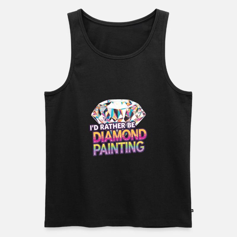 Diamond Painting Diamond Painter - Männer Premium Bio Tank Top - undefined