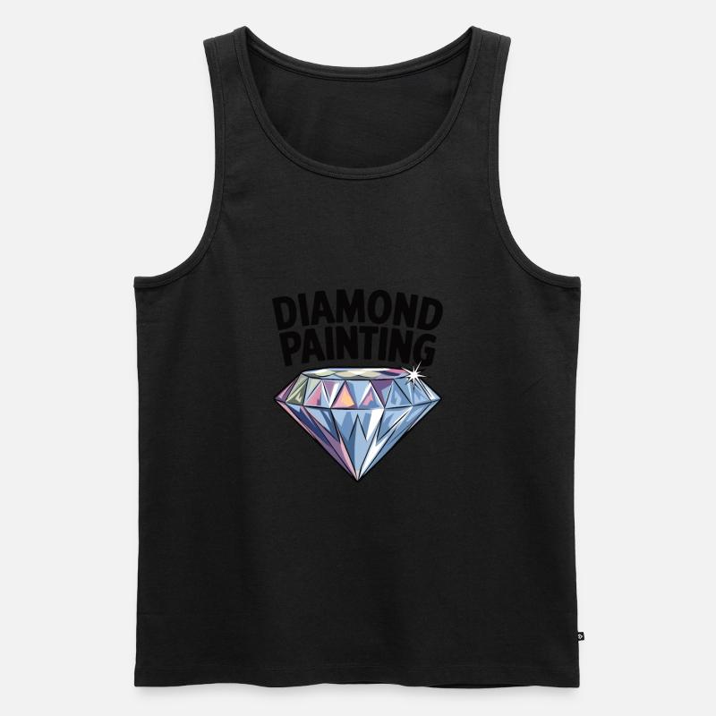 Diamond Painting Diamond Painter - Männer Premium Bio Tank Top - undefined