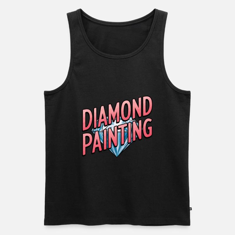 Diamond Painting Diamond Painter - Männer Premium Bio Tank Top - undefined
