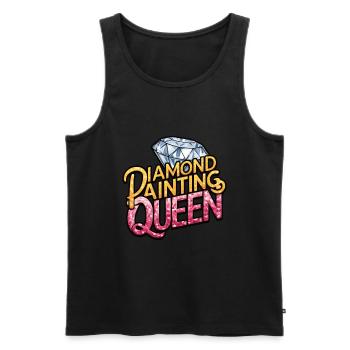 Diamond Painting Diamond Painter - Männer Premium Bio Tank Top - Schwarz - Vorne - AI Model Male 178 light (178cm)