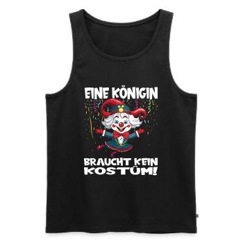 Karneval Kostüm Fasching Fastnacht - Männer Premium Bio Tank Top - Schwarz - Vorne - Michal (187cm)