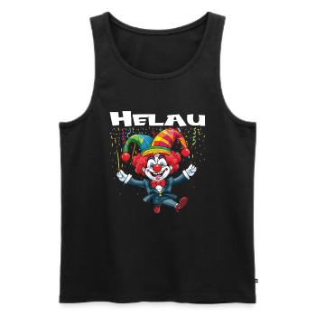Karneval Kostüm Fasching Fastnacht - Männer Premium Bio Tank Top - Schwarz - Vorne - Michal (187cm)