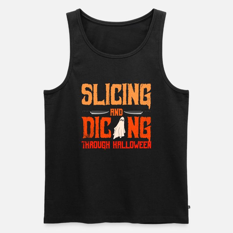 Halloween Metzger Halloween Fleischer - Männer Premium Bio Tank Top - undefined