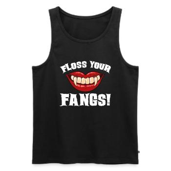 Zahnarzt Halloween Zahnarzthelferin - Männer Premium Bio Tank Top - Schwarz - Vorne - AI Model Male 178 light (178cm)