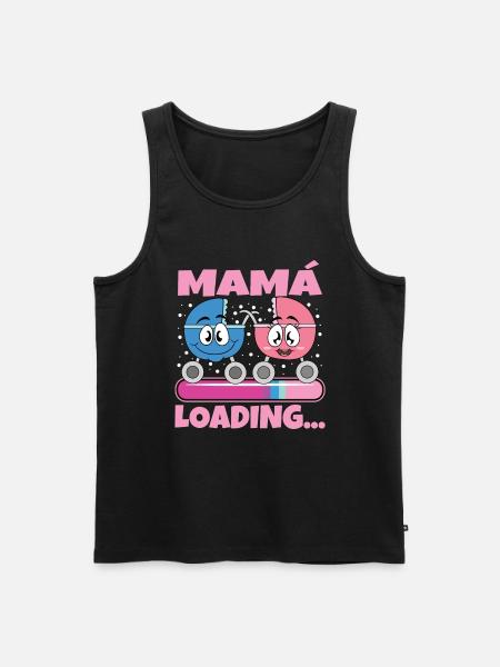 scMama 2024 Expectant Mother Pregnancy - Men's Premium Organic Tank Top -