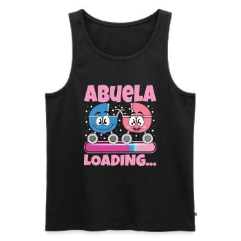 Oma 2024 werdende Oma 2024 Loading - Männer Premium Bio Tank Top - Schwarz - Vorne - Michal (187cm)