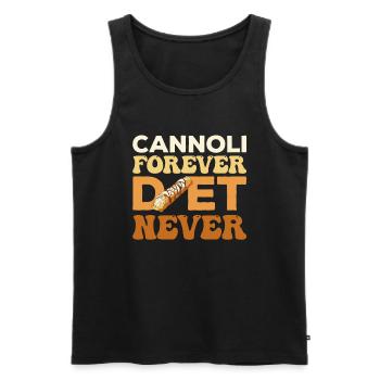 Cannoli Cannolo - Débardeur bio Premium Homme - noir - Devant - Michal (187cm)