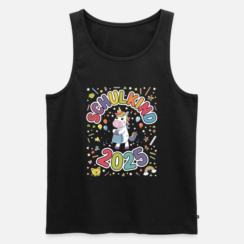 Schulkind 2025 Einschulung Schulanfang - Männer Premium Bio Tank Top - undefined