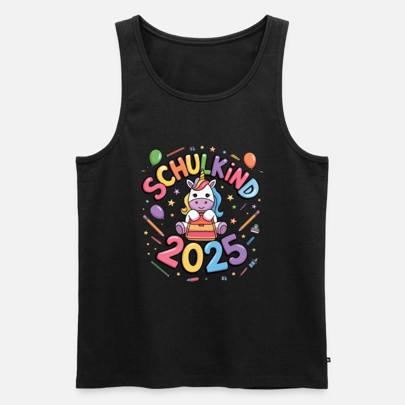 Schulkind 2025 Einschulung Schulanfang - Männer Premium Bio Tank Top - undefined