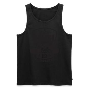 Level 19 Complete Birthday Gift 19 Years - Men's Premium Organic Tank Top - black - Front - Michal (187cm)